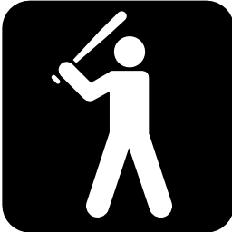 Download free sport leisure baseball bat baseball icon